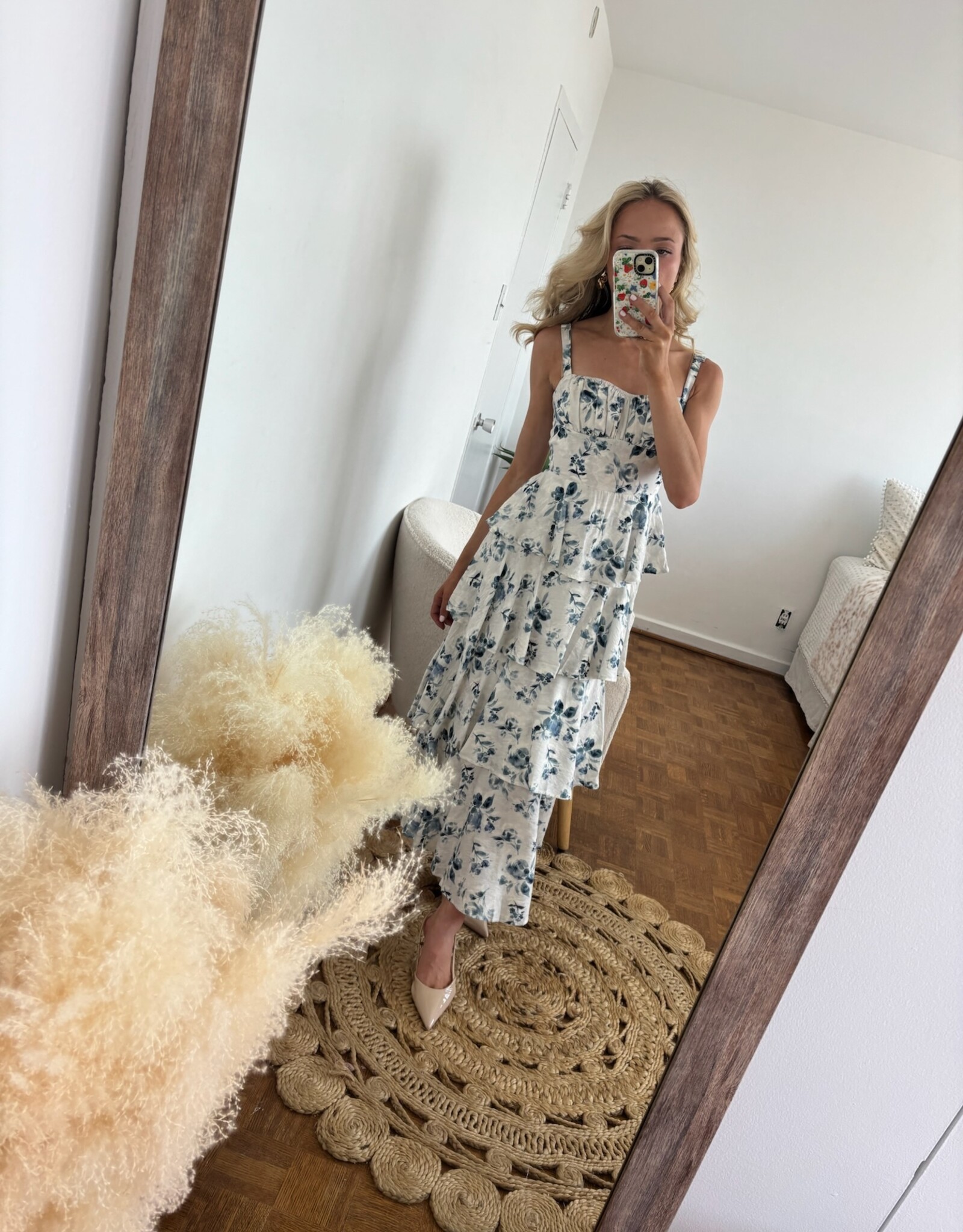 Livie Floral Tier Maxi Dress