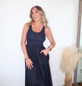 Jackie Shirred Waist Maxi Dress