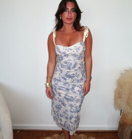 Free People Printed Got Glam Slip Dress