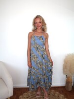 Free People Heat Wave Printed Maxi Dress