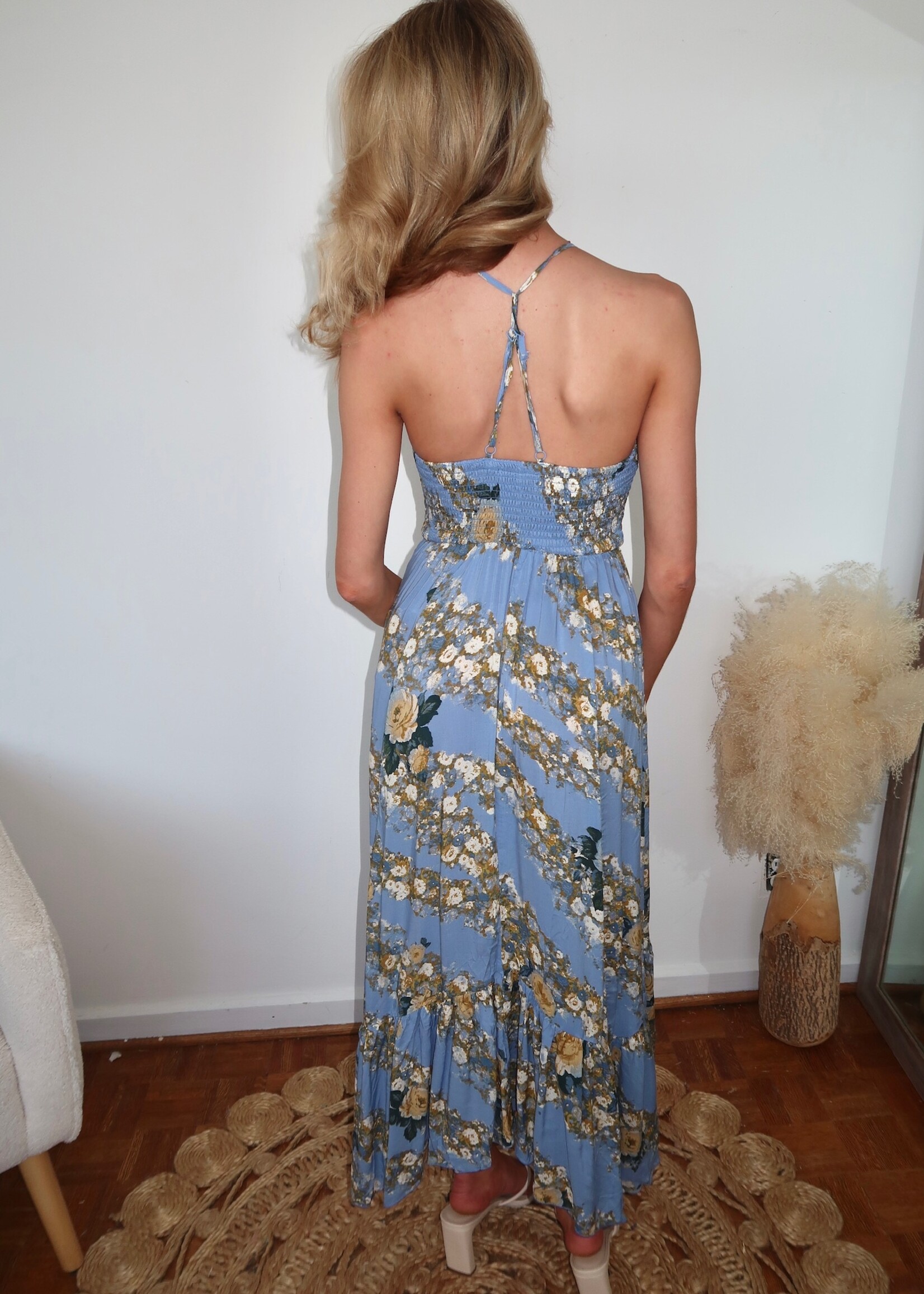 Free People Heat Wave Printed Maxi Dress