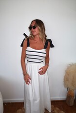 Andrea Tie Shoulder Midi Dress