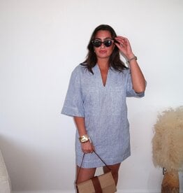 Ashlynn Front Pocket Linen Dress