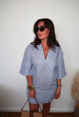 Ashlynn Front Pocket Linen Dress