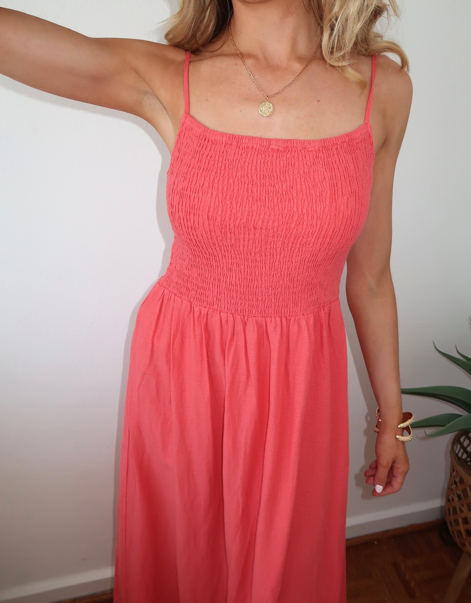 Z Supply Bayside Linen Maxi Dress