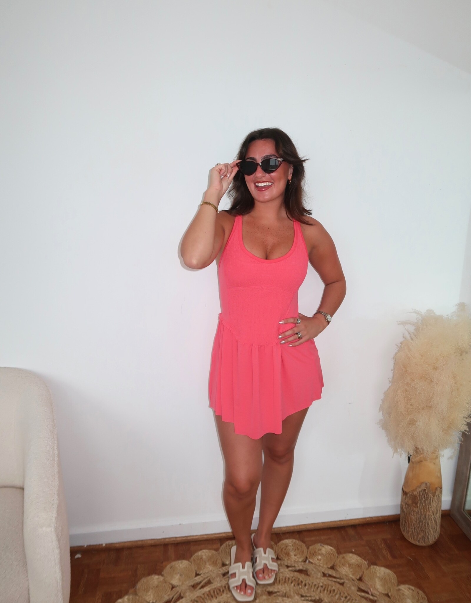 Free People Smocking Hot Dress