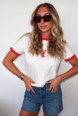 Blitzen Lobster Ringer Tee