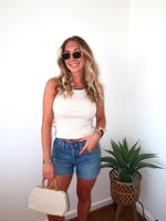 Z Supply Everyday Hi-Rise Denim Shorts