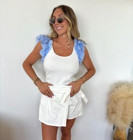 Delia Ruffle Sleeve Top