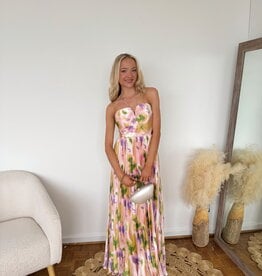 Archie Halter Printed Maxi Dress