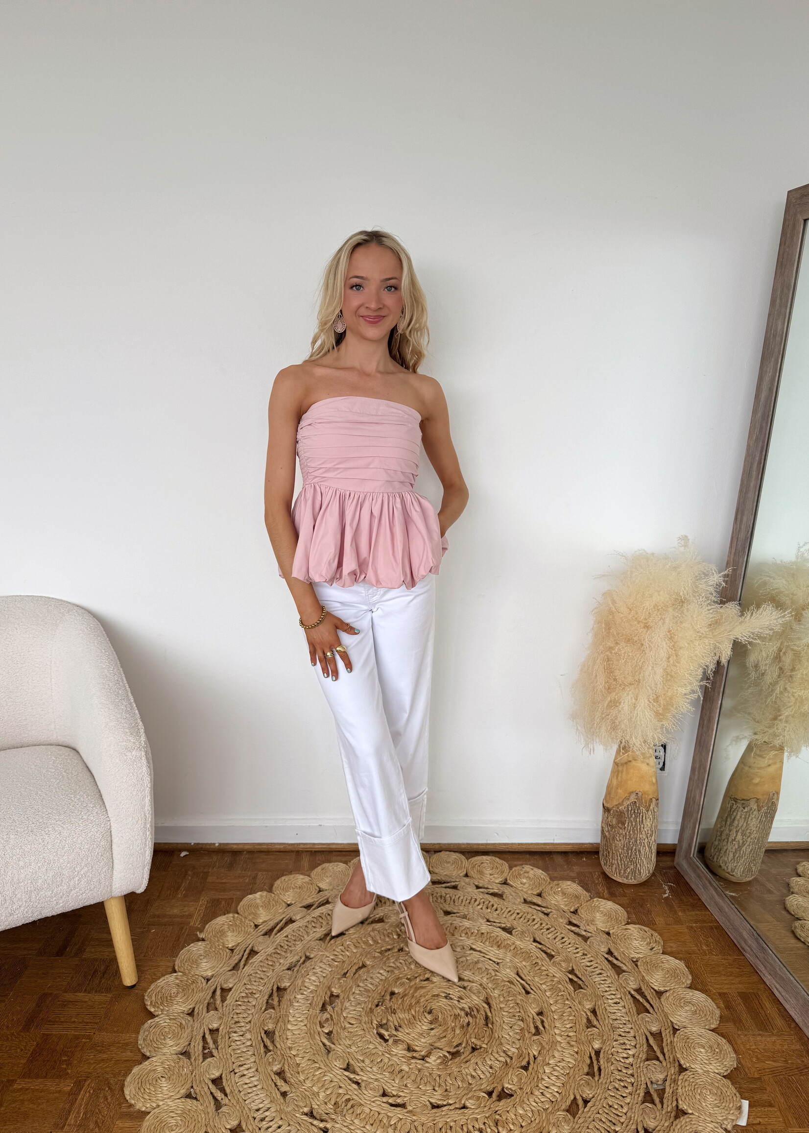 Diana Bubble Hem Top