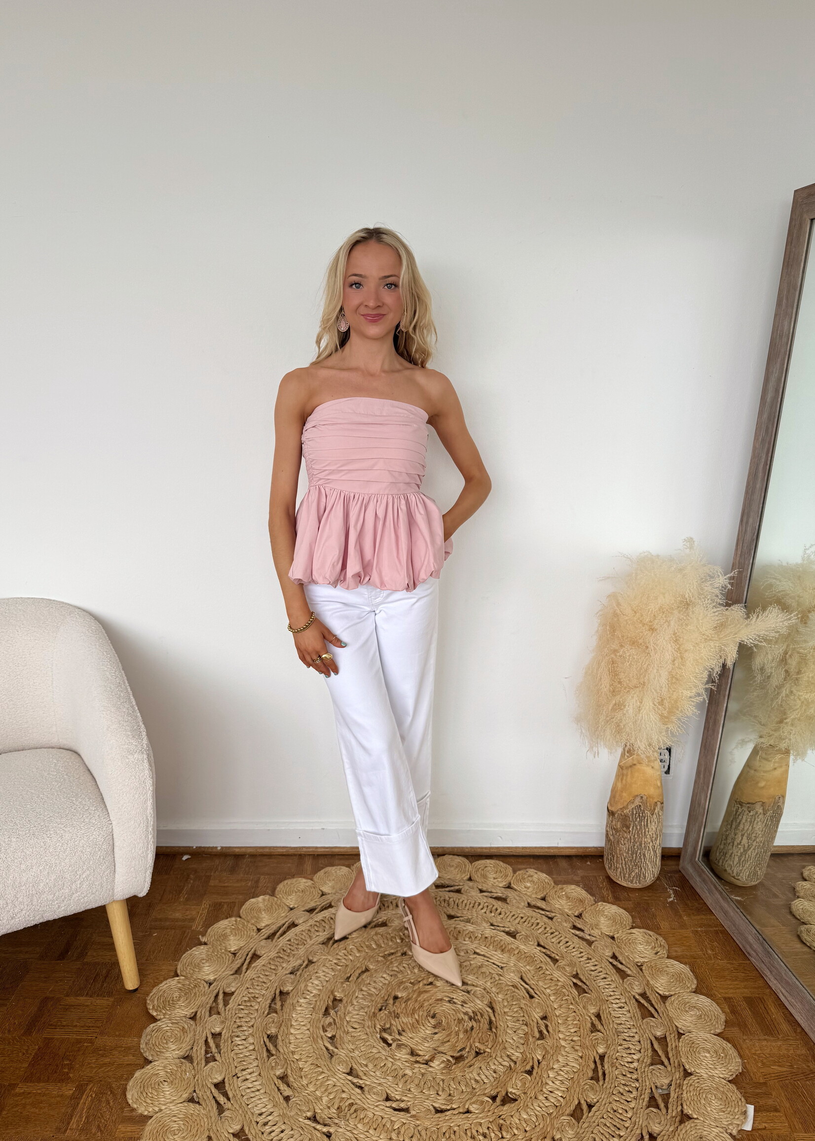 Diana Bubble Hem Top