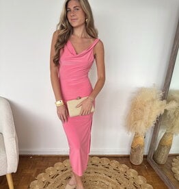 Bernie Cowl Neck Midi Dress