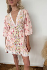 Birdie Floral Print Bubble Hem Mini Dress