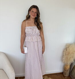 Camila Sleeveless Striped Maxi Dress