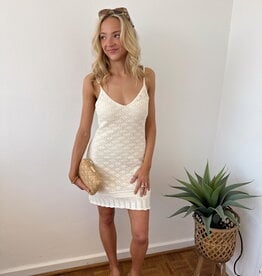 Charmer Crochet Mini Dress