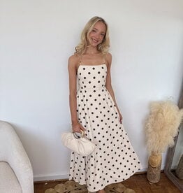 Braylon Polka Dot Midi Dress