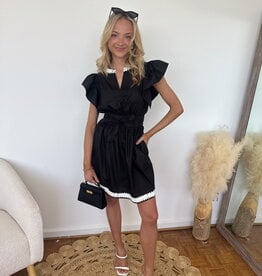 Emery Flutter Sleeve Mini Dress