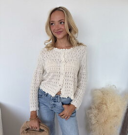 Z Supply Cardi Crochet Top