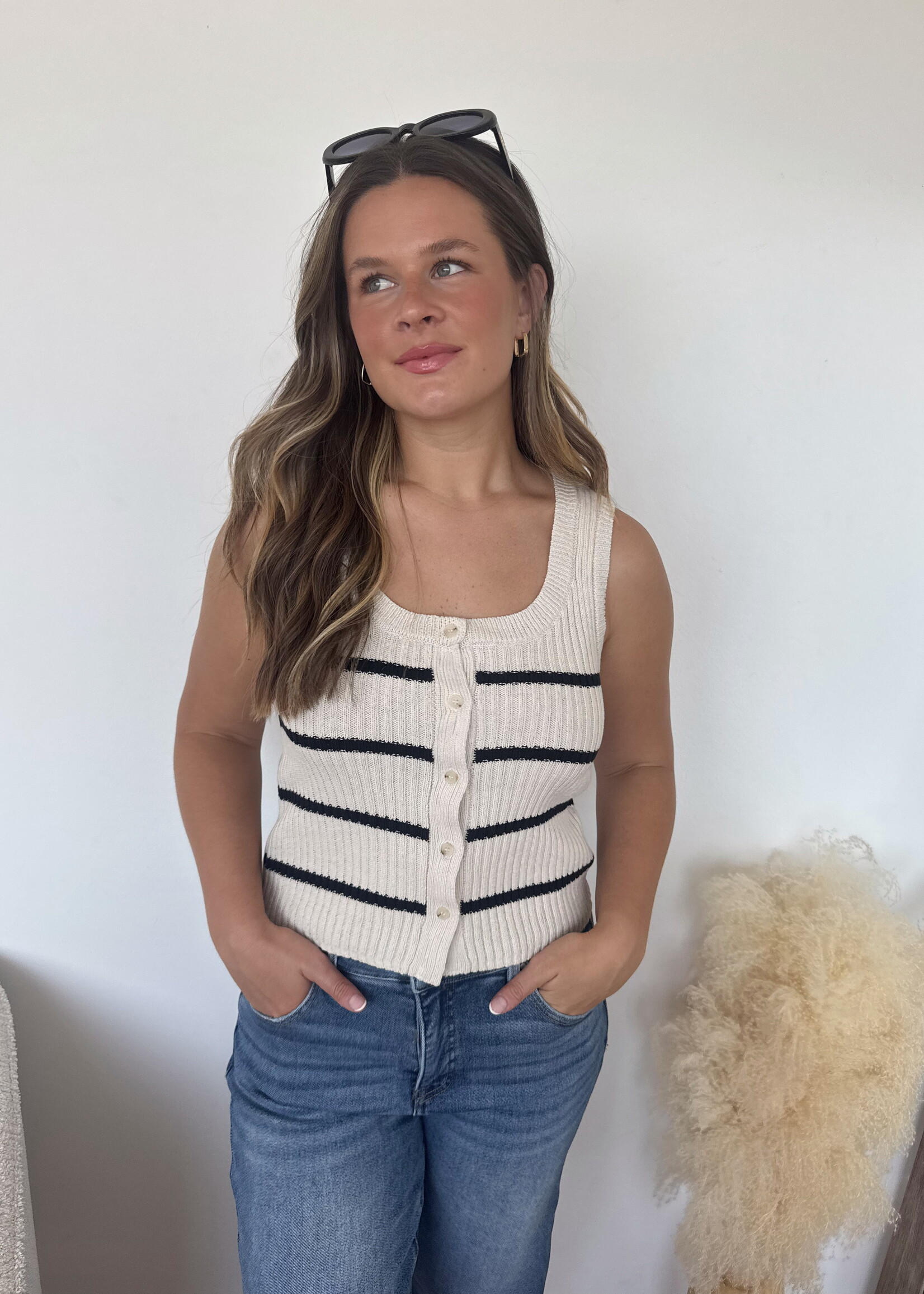 Z Supply Sycamore Stripe Sweater Vest
