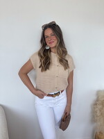 Fiore Button Up Sweater Top