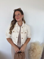 Fauna Puff Sleeve Denim Jacket