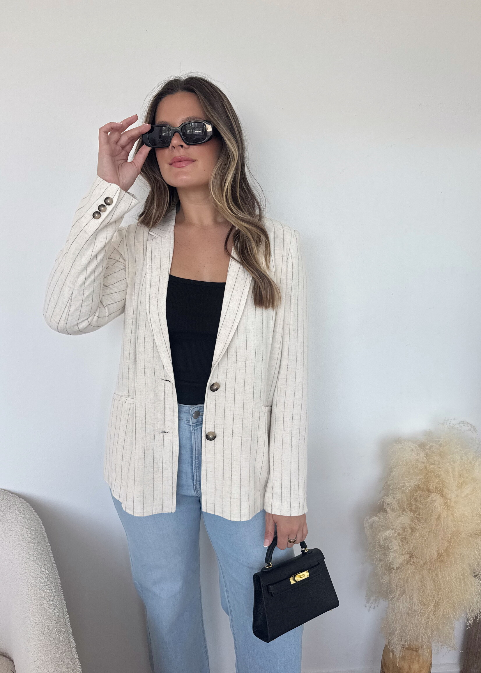 Z Supply Livingston Pinstripe Blazer