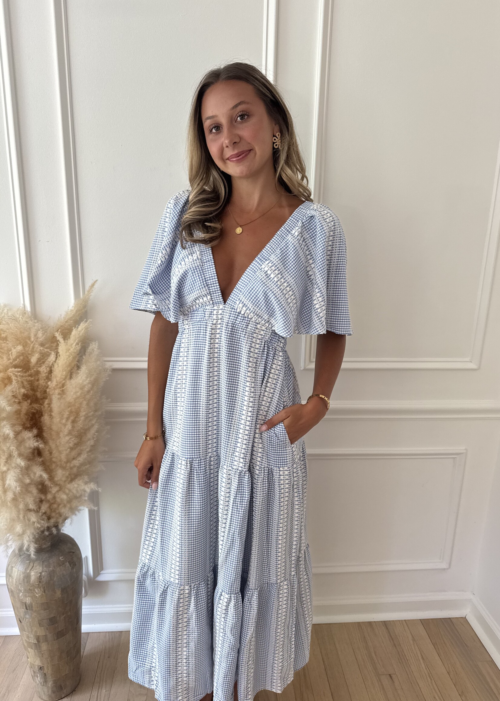 Addyson V-Neck Midi Dress