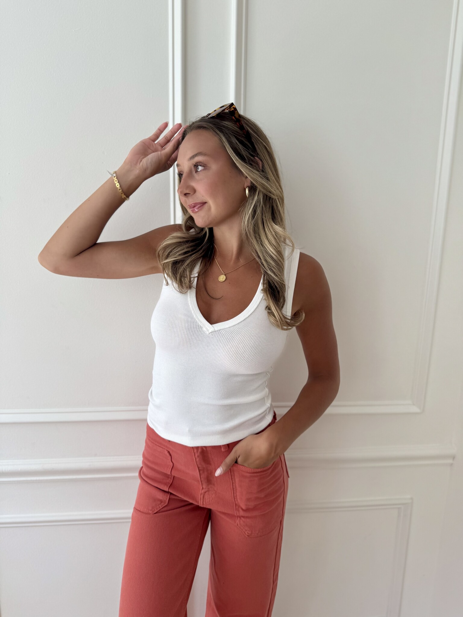 (取寄) フリーピープル レディース ネリア タンク Free People women Neria Tank Ivory FREE PEOPLE (取寄) フリーピープル レディース ネリア タンク