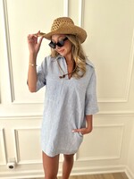 Ashlynn Front Pocket Linen Dress
