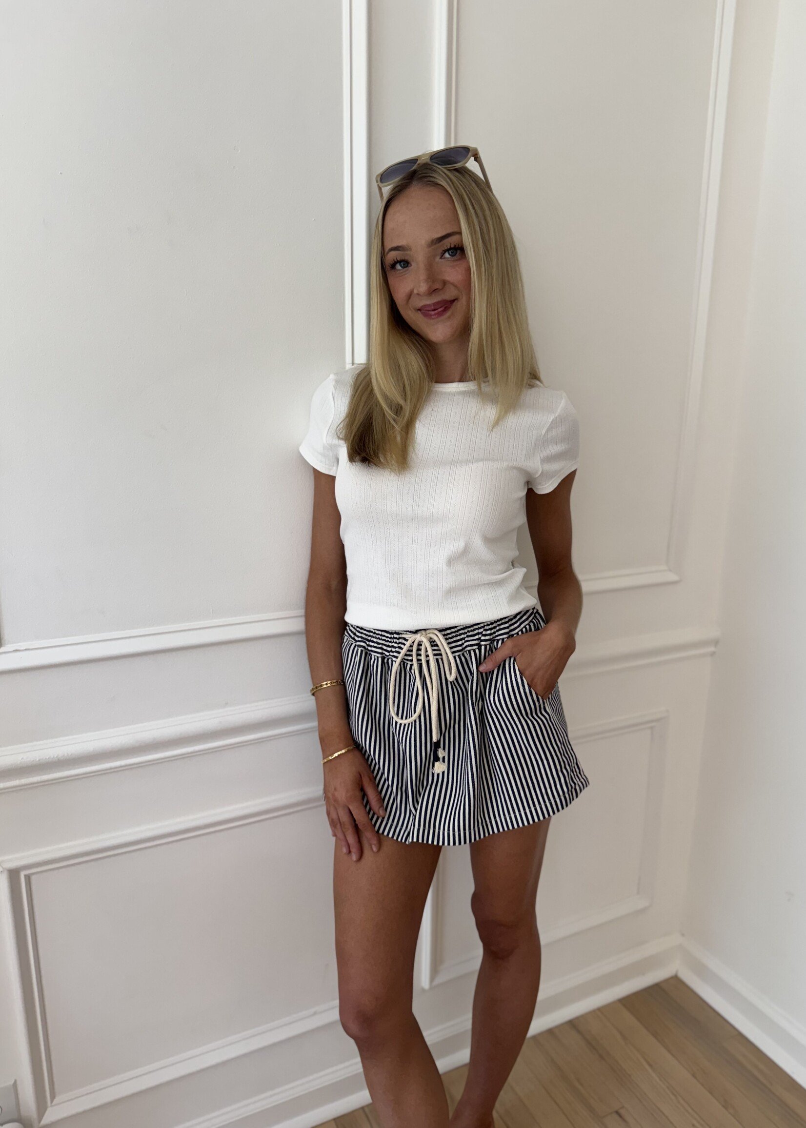 Free People Wait A Minute Baby Tee