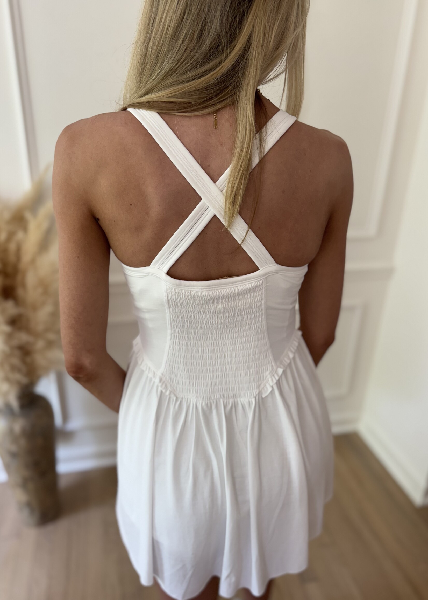 Free People Smocking Hot Dress