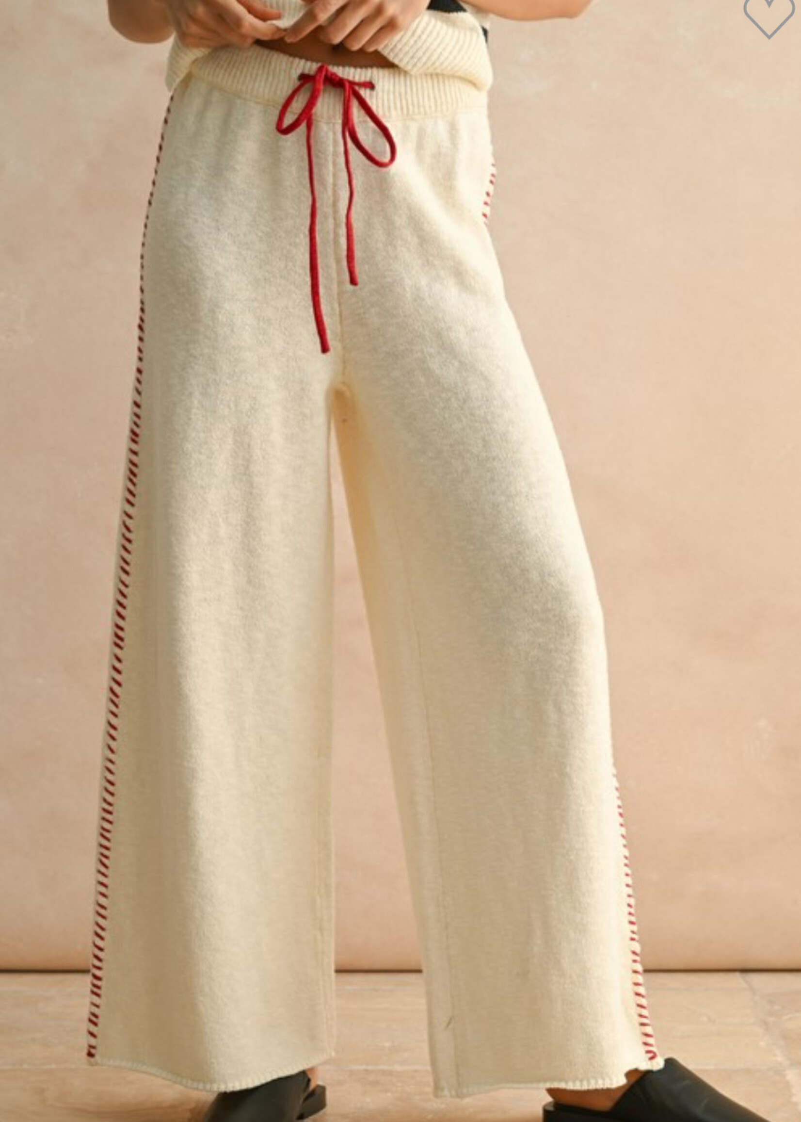 Halsey Stitch Detail Knit Pants