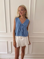 Aralin Tie Front Knit Lightweight Vest