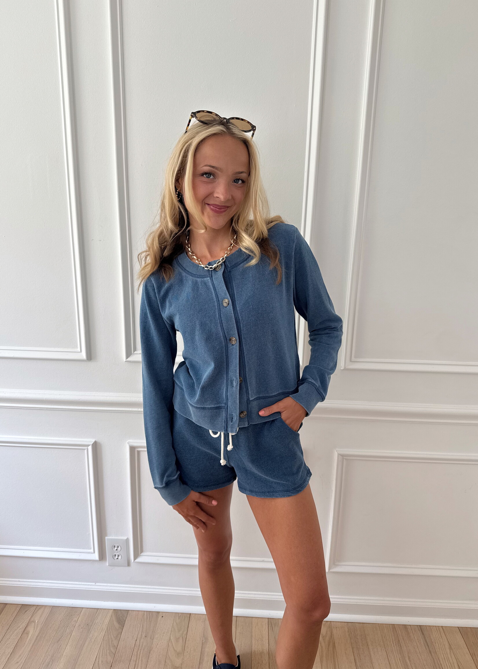 Z Supply Hunter Knit Denim Short