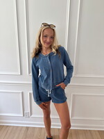 Z Supply Daily Knit Denim Cardigan