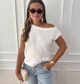 Hudson Off The Shoulder Short Sleeve Sweater Top
