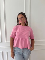 Talya Short Sleeve Peplum Top
