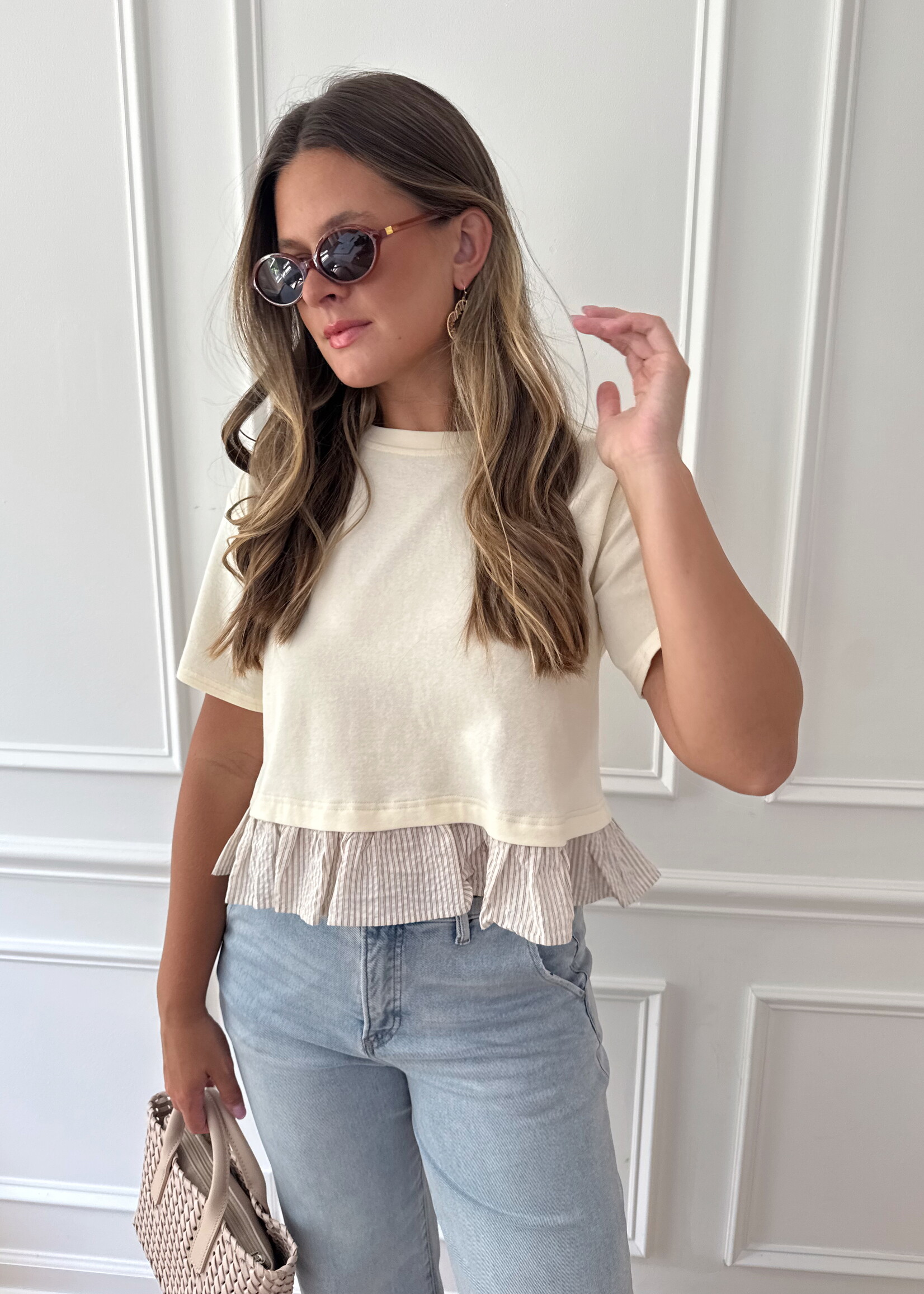 Bexley Mixed Media Top