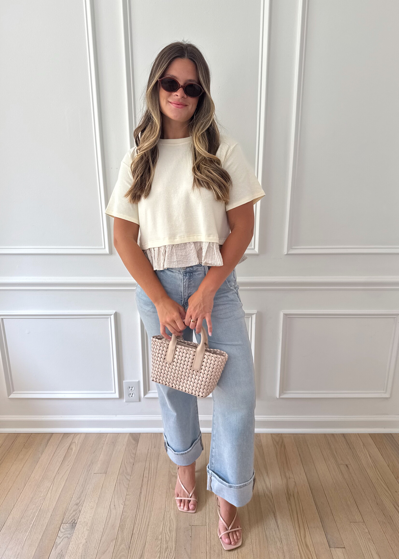 Bexley Mixed Media Top