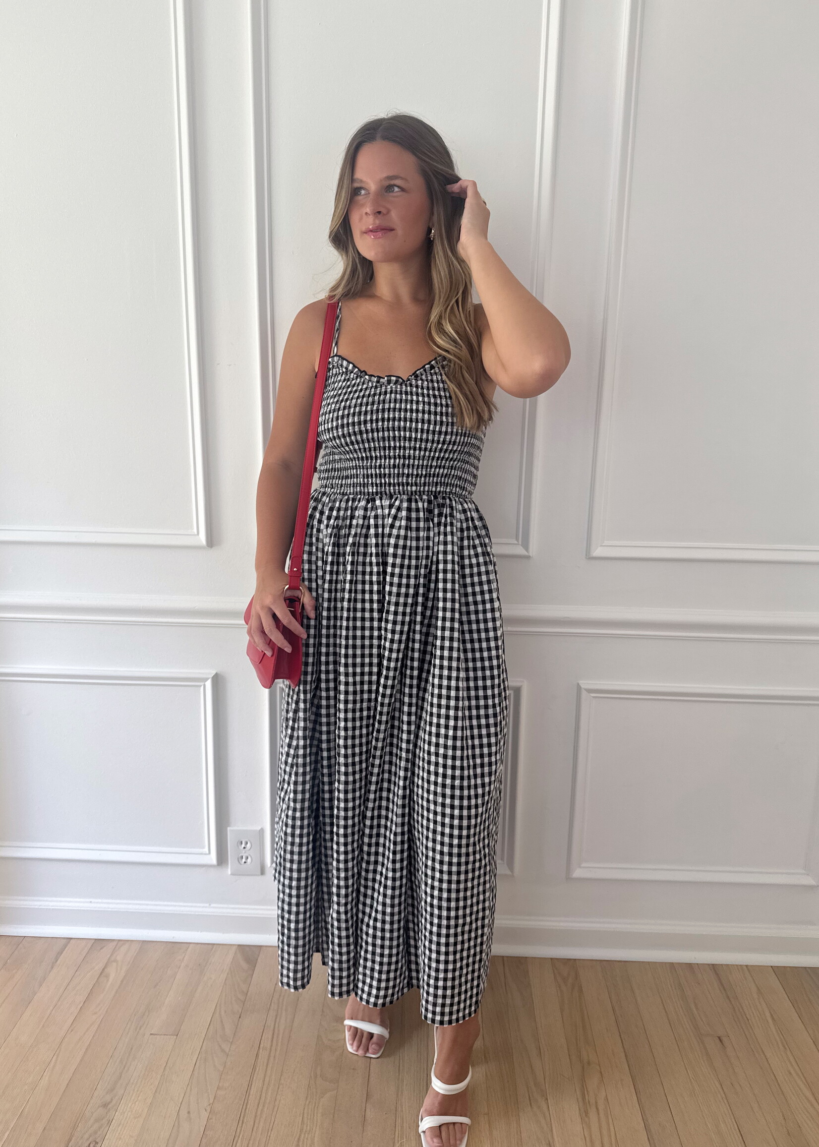 Jameson Gingham Print Dress