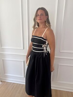 Jade Tie Detail Midi Dress