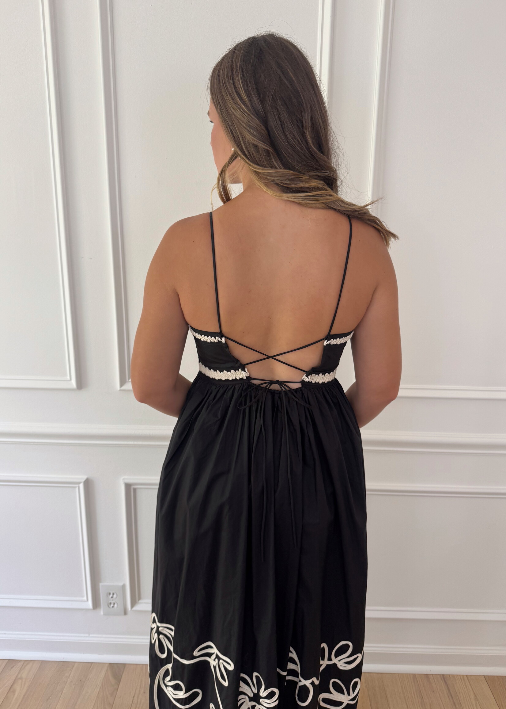 Arabella Patch Detail Dress