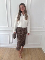 Becky Satin Floral Maxi Skirt