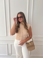 Cameron Button Down Sweater Vest