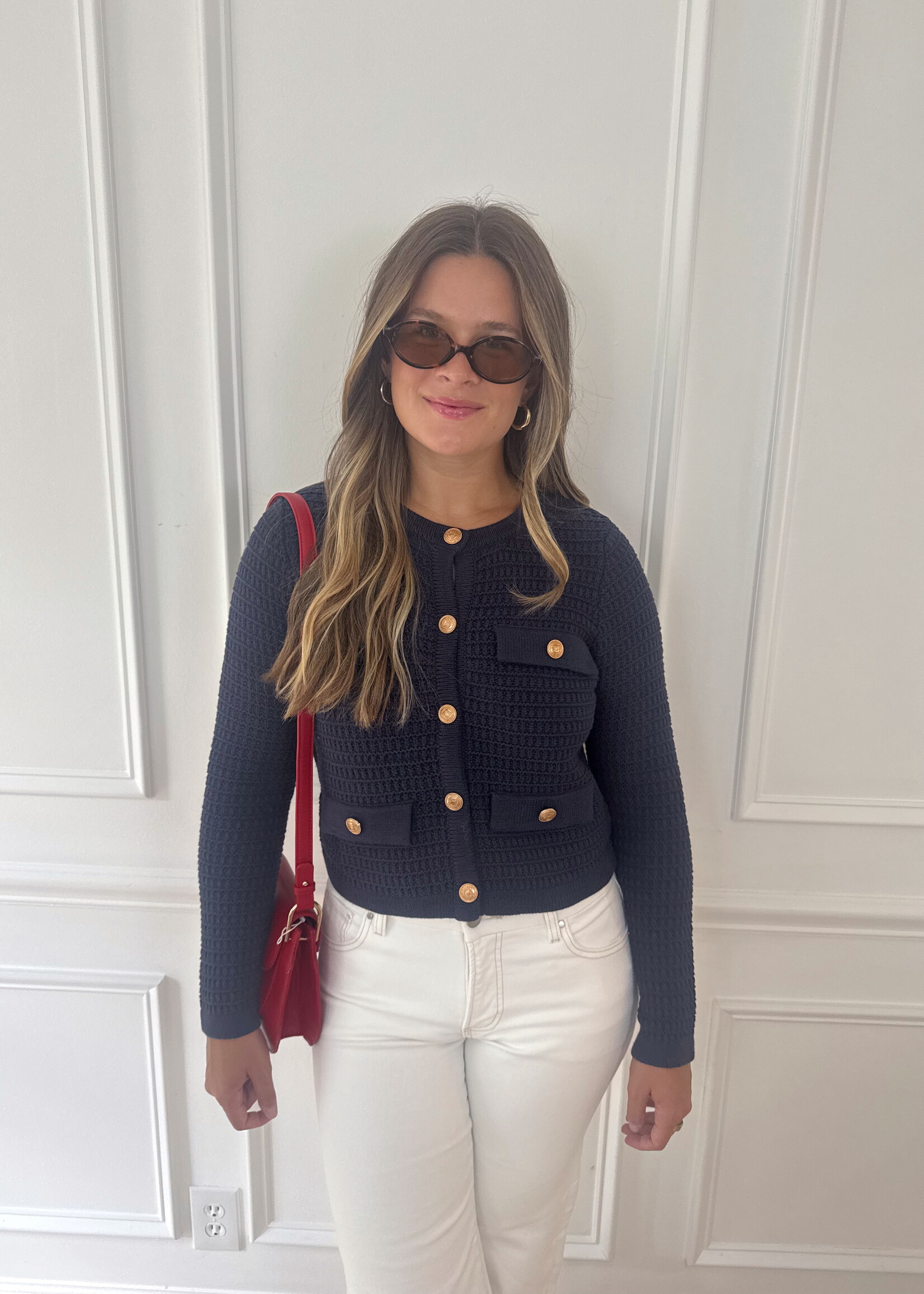 Anya Knit Button up Sweater