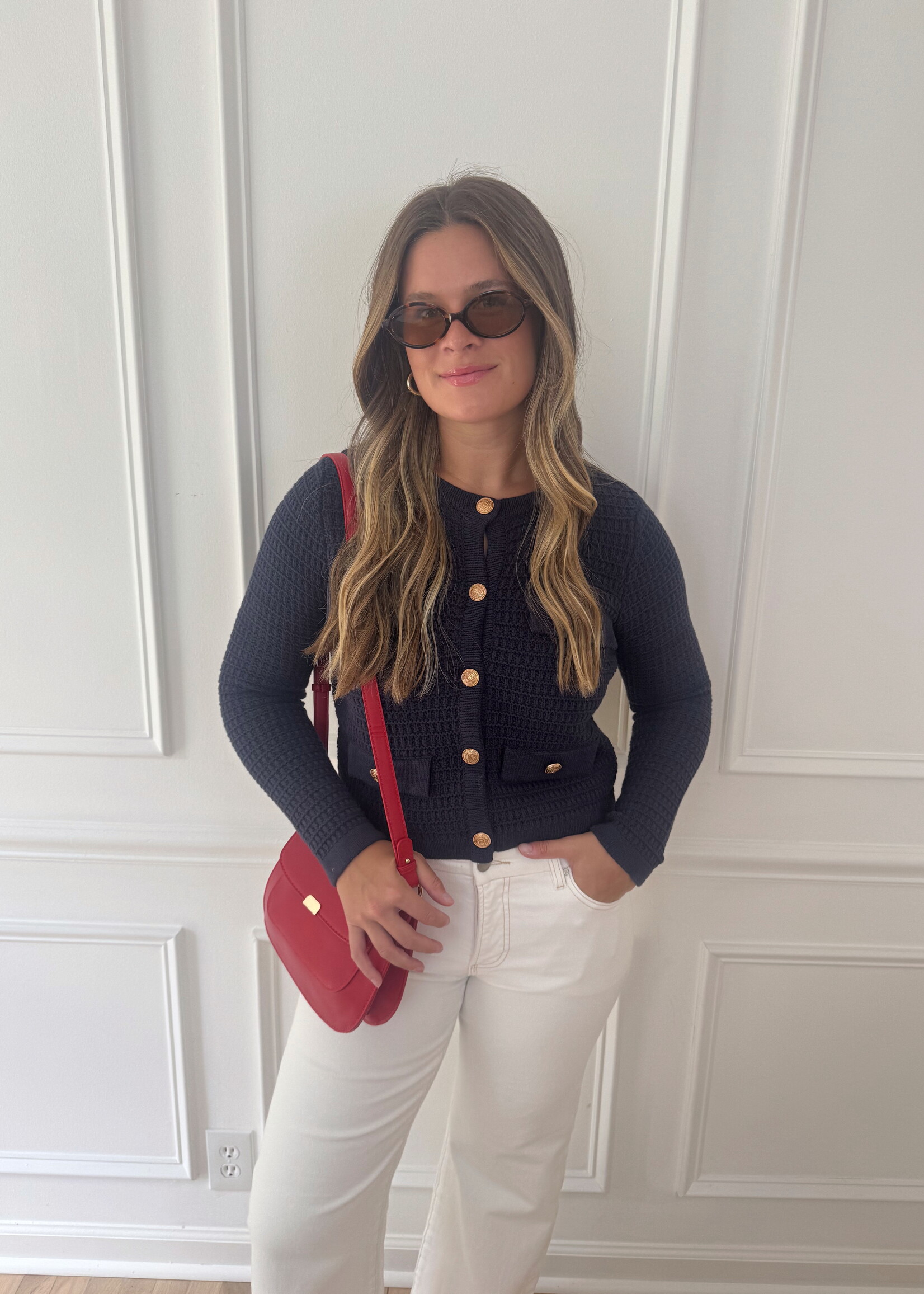Anya Knit Button up Sweater