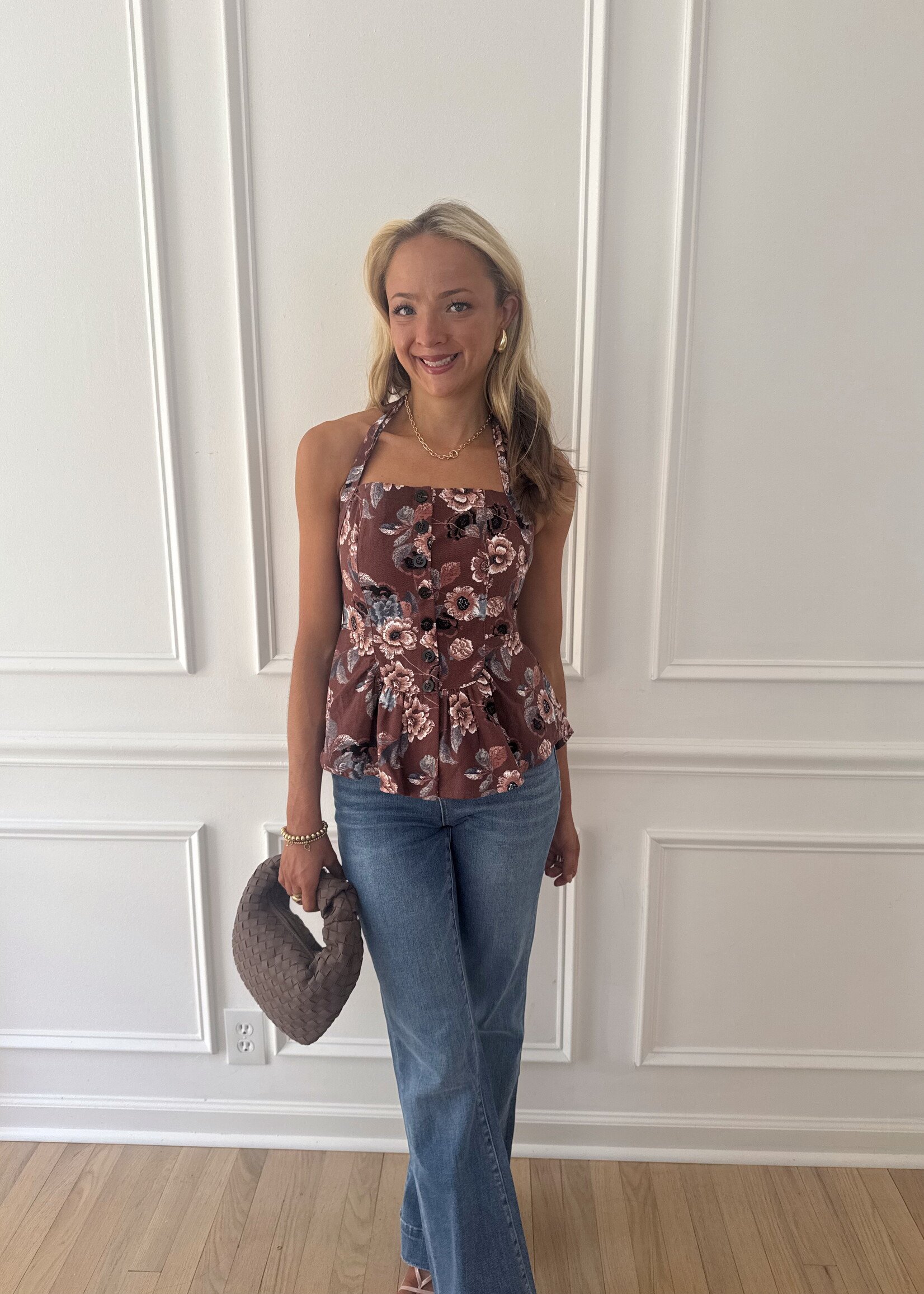 Lauren Floral Halter Top