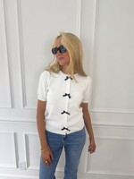 Joni Short Sleeve Ribbed Top