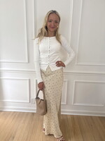 Bellatrix Satin Floral Maxi Skirt
